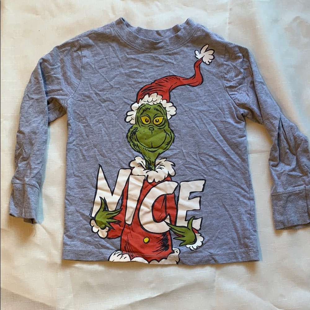 Grinch “Nice” t-shirt size 5T